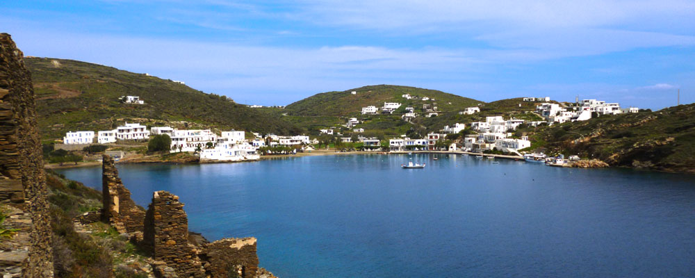 The village of Faros in Sifnos